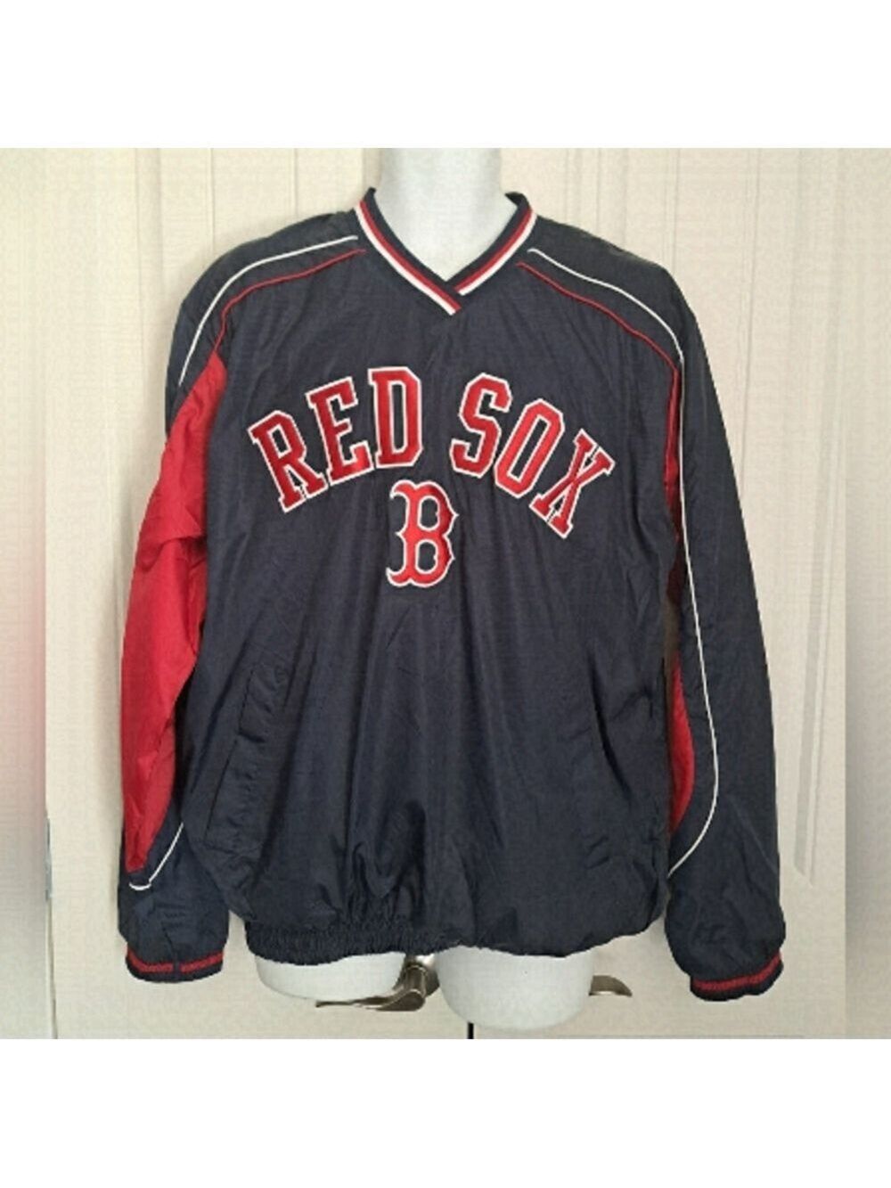 Genuine Merchandise BOSTON RED SOX pullover jacket Carl Banks G-111 sports LG